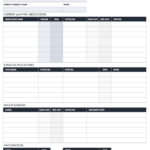 Free Medical Form Templates | Smartsheet Regarding Free Printable Personal Medical History Forms