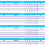 Free Medication List Templates For Patients And Caregivers With Medication Chart Printable Free