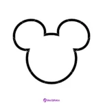 Free Mickey Mouse Head Outline Svg   Vectplace With Regard To Free Mickey Mouse Printable Templates