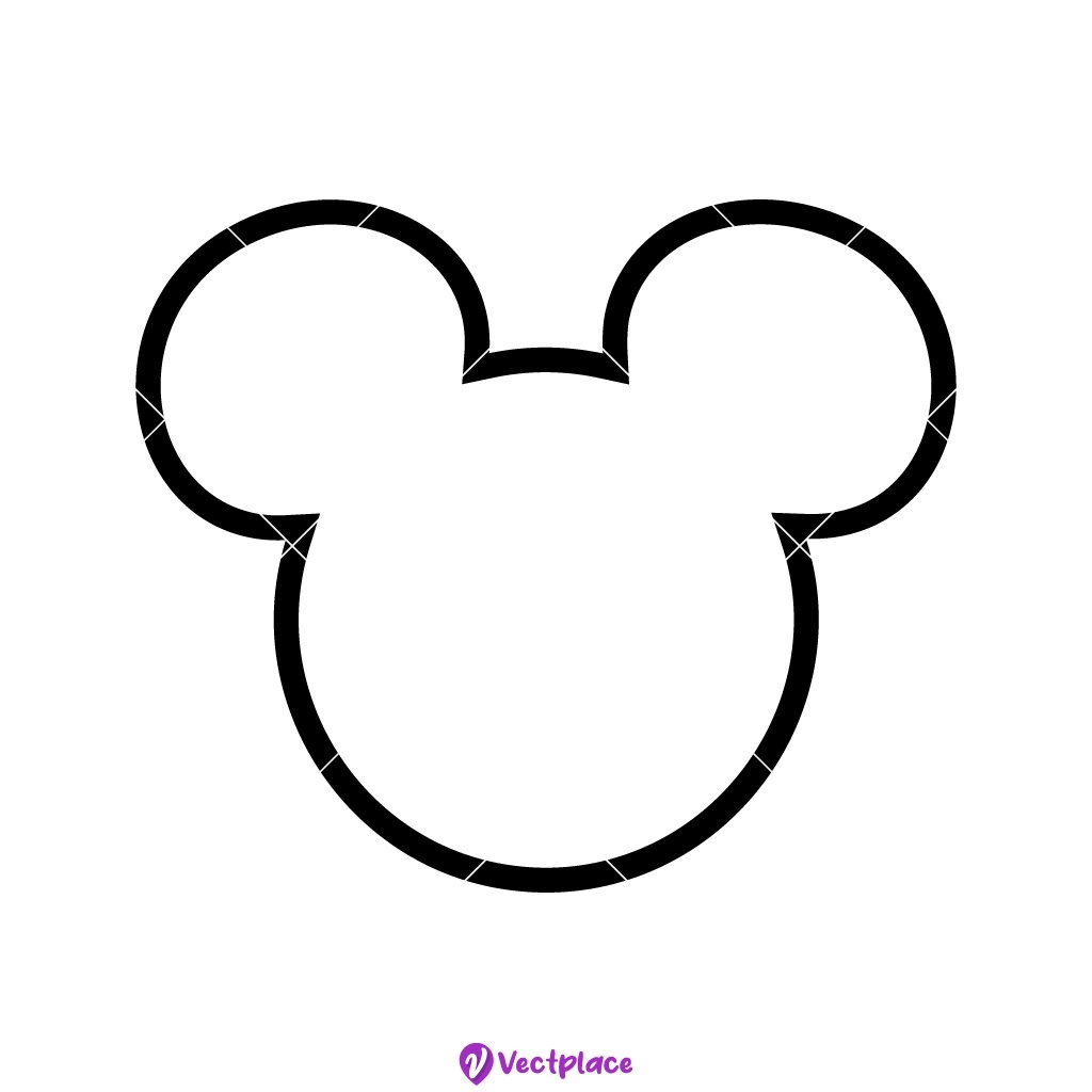 Free Mickey Mouse Head Outline Svg - Vectplace with regard to Free Mickey Mouse Printable Templates