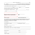Free Minor (Child) Medical Consent Form   Pdf | Word – Eforms Inside Free Printable Medical Consent Form