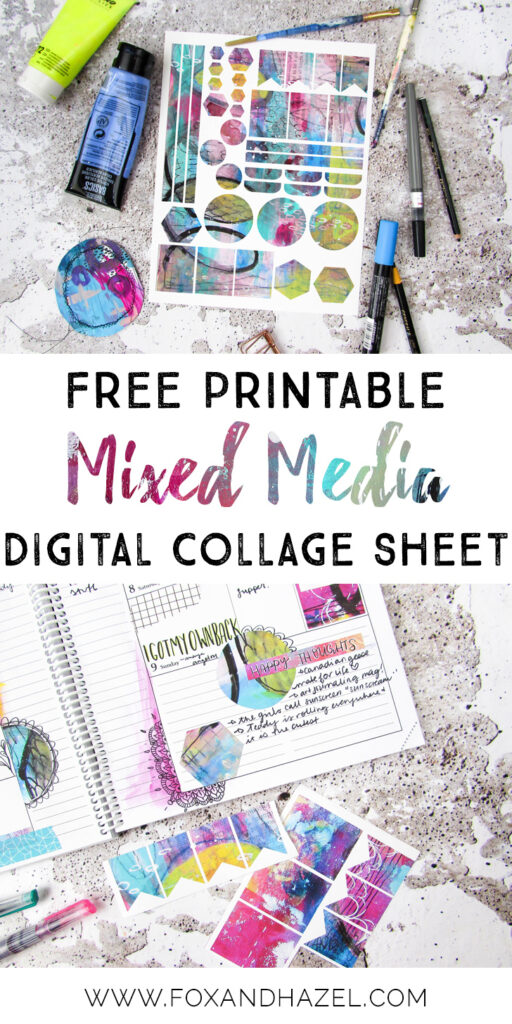 Free Mixed Media Digital Collage Sheet Fox + Hazel Within Free Printable Digital Collage Sheets Free Mixed Media Digital Collage Sheet Fox + Hazel Within Free Printable Digital Collage Sheets