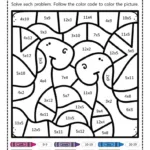 Free Multiplication Printouts For Grades 3 5   Hess Unacademy With Free Printable Multiplication Color By Number