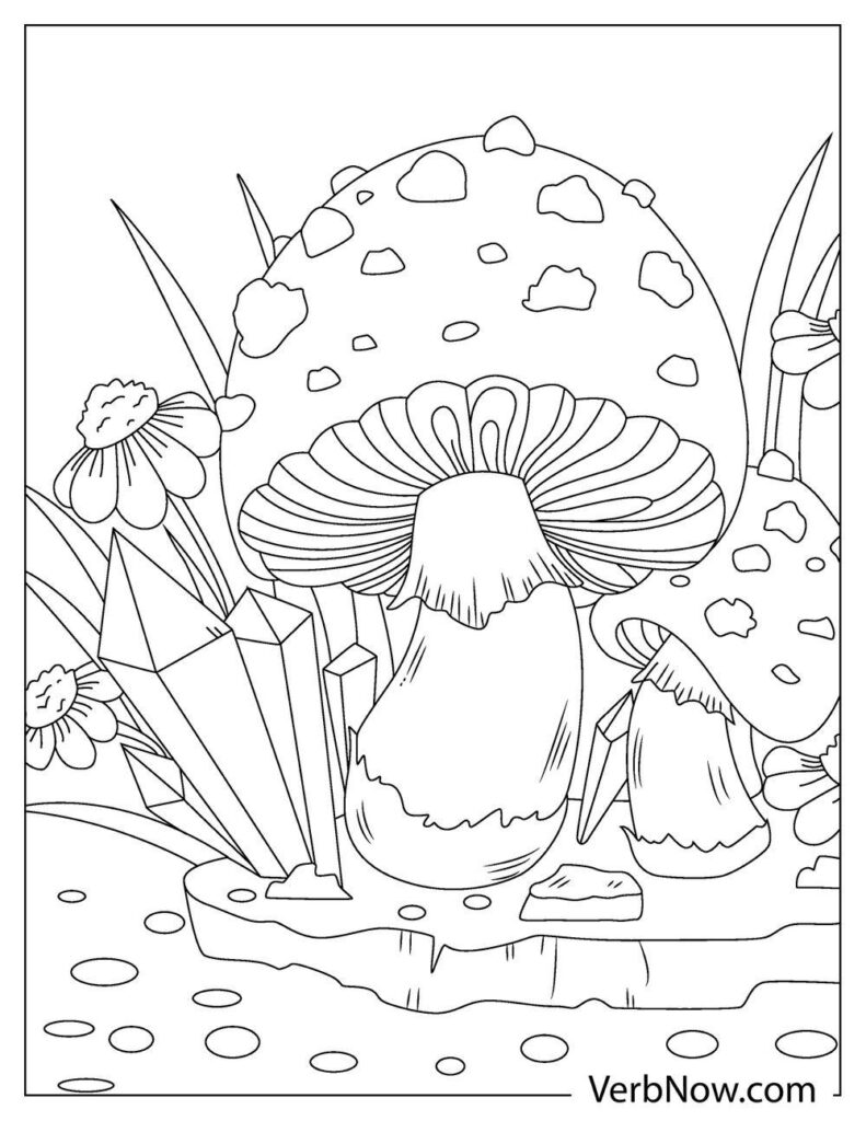 Free Mushroom Coloring Pages For Download (Printable Pdf) Pertaining To Free Printable Mushroom Coloring Pages Free Mushroom Coloring Pages For Download (Printable Pdf) Pertaining To Free Printable Mushroom Coloring Pages