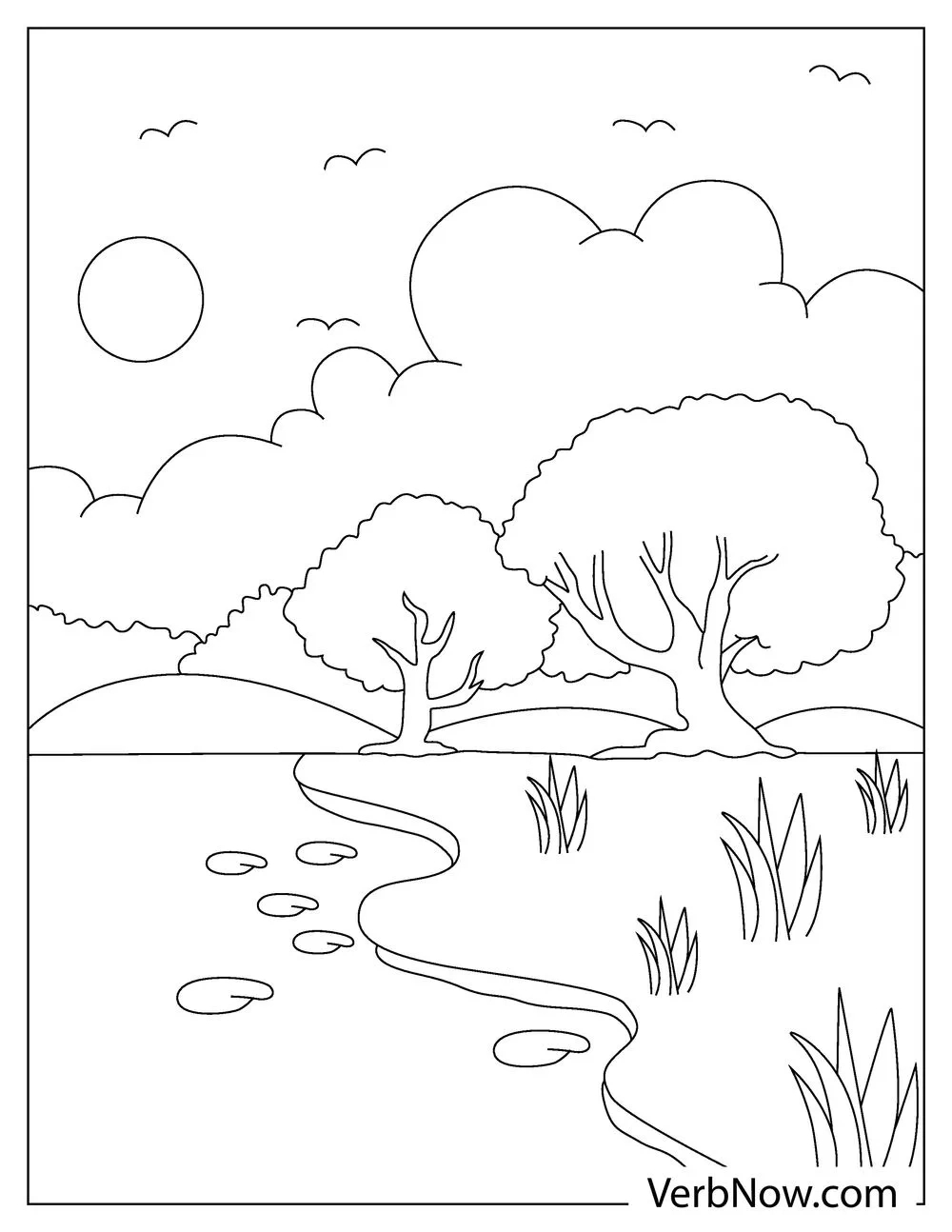 Free Nature Coloring Pages For Download (Printable Pdf) for Free Printable Nature Coloring Pages