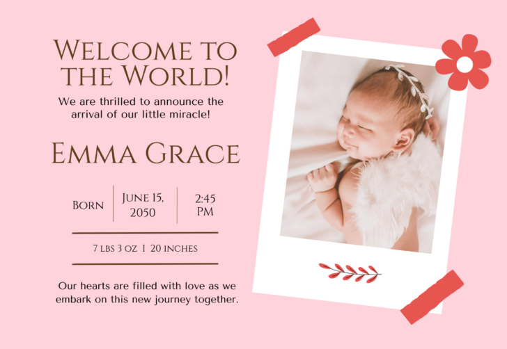 Free Printable Baby Cards