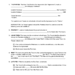 Free New York Rental Lease Agreement Templates (6) | Pdf Regarding Free Printable Lease Agreement Ny
