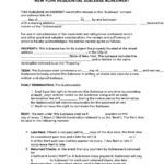 Free New York Residential Lease Agreement (Pdf Sample) Regarding Free Printable Lease Agreement Ny