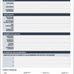 Free One Page Business Plan Templates | Smartsheet With Free Printable Business Templates