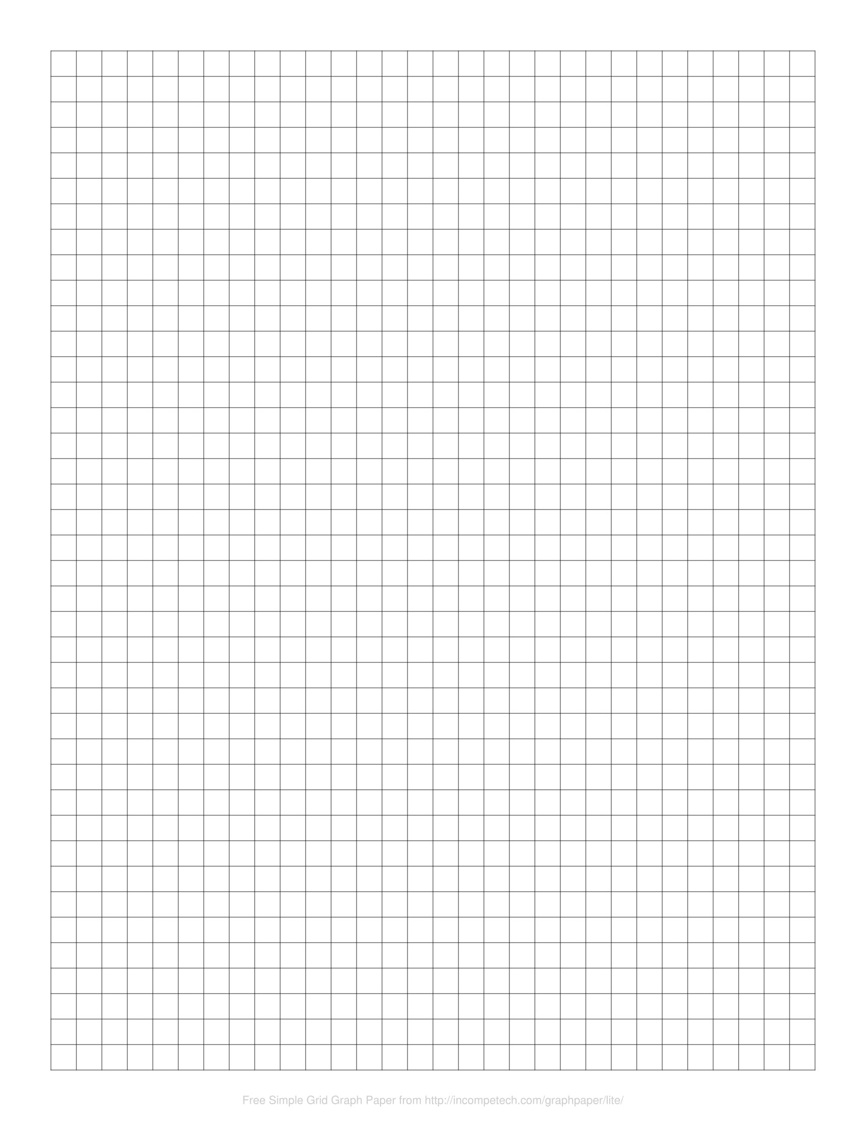 Free Online Graph Paper / Simple Grid throughout Free Printable Grid Paper