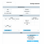 Free Pay Stub Templates — Clockify For Free Printable Blank Check Stubs
