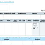 Free Pay Stub Templates — Clockify With Regard To Free Printable Blank Check Stubs