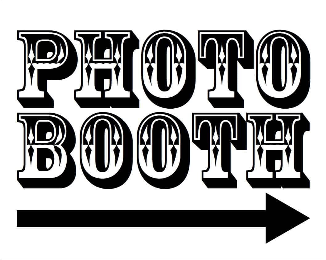 Free Photo Booth Printables For Your Wedding | Photo Booth Rocks intended for Free Printable Photo Booth Sign