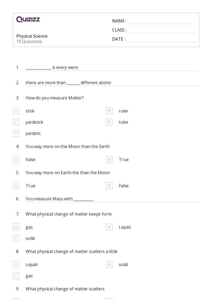 Free Physical Science Worksheet Free, Download Free Physical Intended For 9th Grade Science Worksheets Free Printable Free Physical Science Worksheet Free, Download Free Physical Intended For 9th Grade Science Worksheets Free Printable
