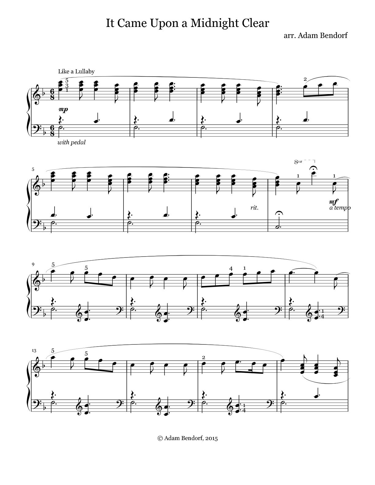 Free Piano Christmas Sheet Music regarding Free Printable Christmas Sheet Music For Piano