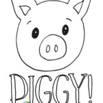 Free Pig Coloring Pages — Stevie Doodles Inside Pig Coloring Sheets Free Printable