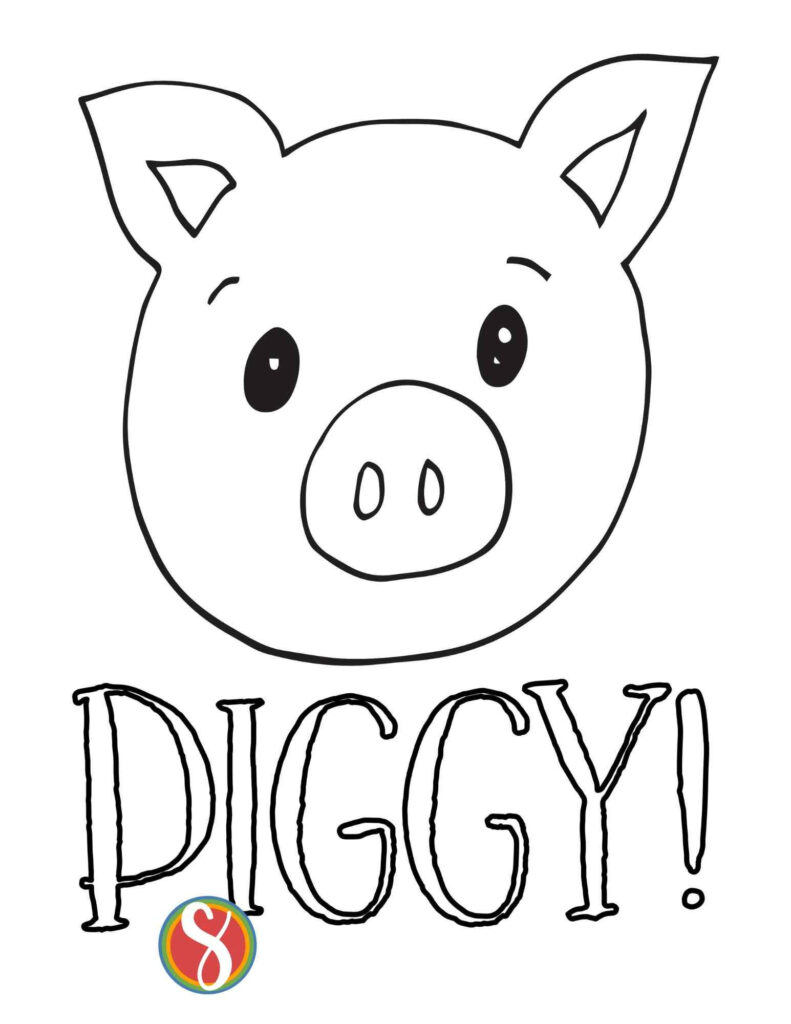 Free Pig Coloring Pages — Stevie Doodles Inside Pig Coloring Sheets Free Printable Free Pig Coloring Pages — Stevie Doodles Inside Pig Coloring Sheets Free Printable