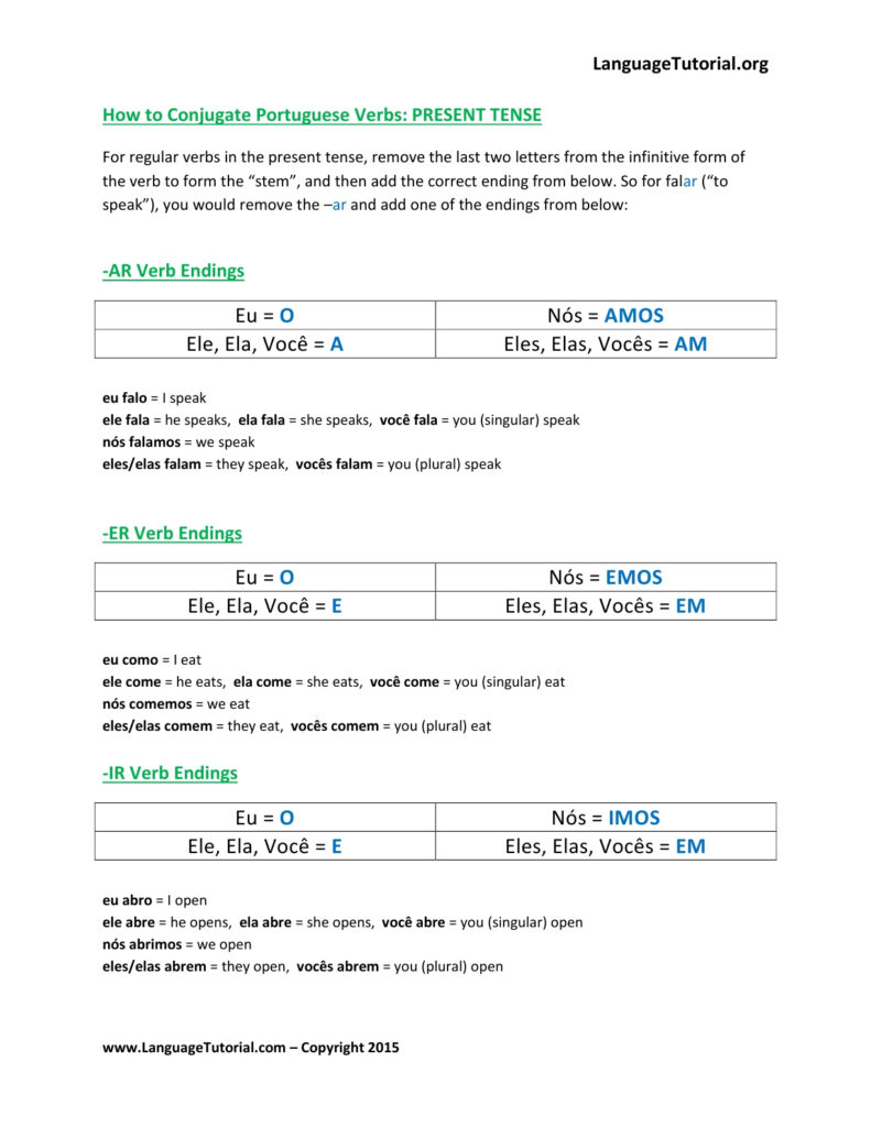 Free Portuguese Worksheets Online & Printable Throughout Free Printable Portuguese Worksheets Free Portuguese Worksheets Online & Printable Throughout Free Printable Portuguese Worksheets