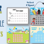 Free Potty Training Chart | Customize Online & Print At Home For Free Printable Potty Training Charts