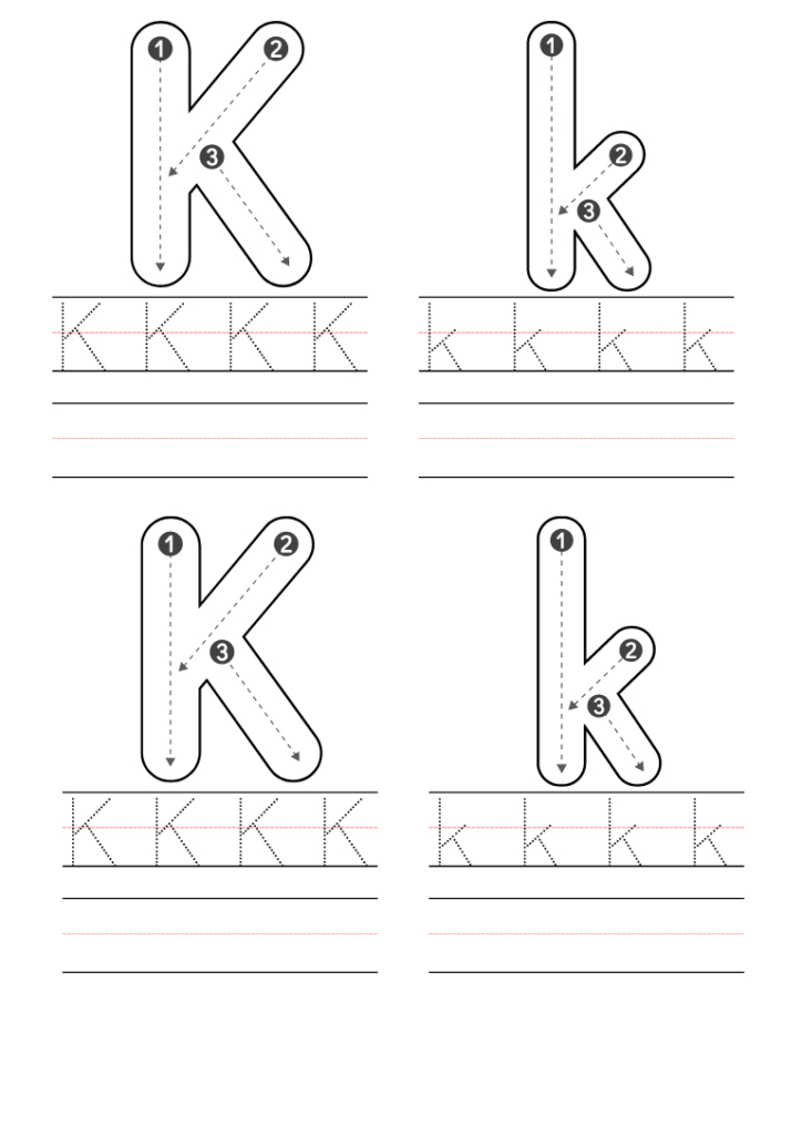 Free Preschool Letter K Worksheets Printable Pdf With Free Printable Letter K Worksheets