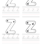 Free Preschool Letter Z Worksheets Printable Pdf Regarding Letter Z Worksheets Free Printable