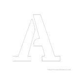 Free Printable 4 Inch Letter Stencils A Z   Worksheets Library With Free Printable 4 Inch Block Letters