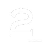 Free Printable 4 Inch Number Stencils 1 10   Worksheets Library Inside Free Printable 4 Inch Number Stencils