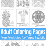 Free Printable Adult Coloring Pages With Regard To Free Printable Hard Coloring Pages For Adults