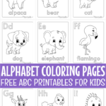 Free Printable Alphabet Coloring Pages For Kids Intended For Free Printable Alphabet Letters Coloring Pages