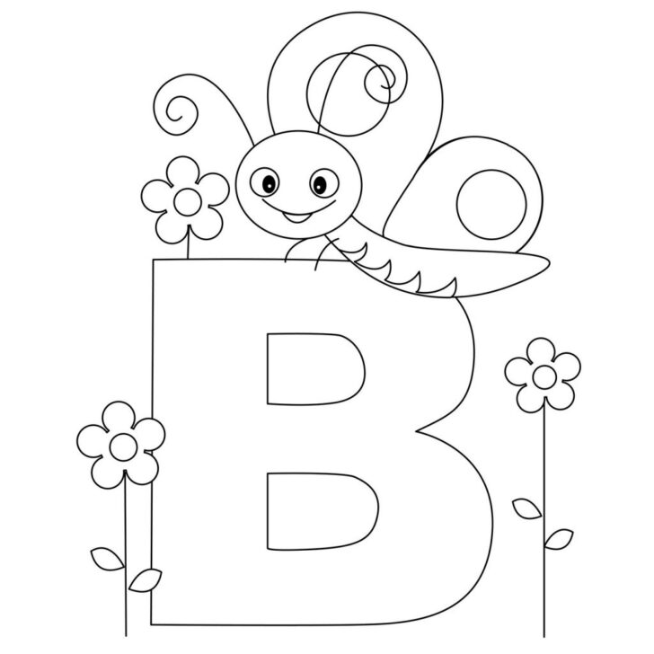 Free Printable Alphabet Letters Coloring Pages