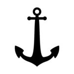 Free Printable Anchor Stencil / Anchor Outline   Jpeg Inside Free Printable Anchor Template
