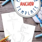 Free Printable Anchor Stencil Outline Template – Simple Mom Project Inside Free Printable Anchor Template