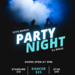 Free Printable And Customizable Club Flyer Templates | Canva Inside Free Printable Flyers For Parties
