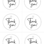 Free, Printable And Customizable Gift Tag Templates | Canva Inside Free Printable Thank You Tags Template