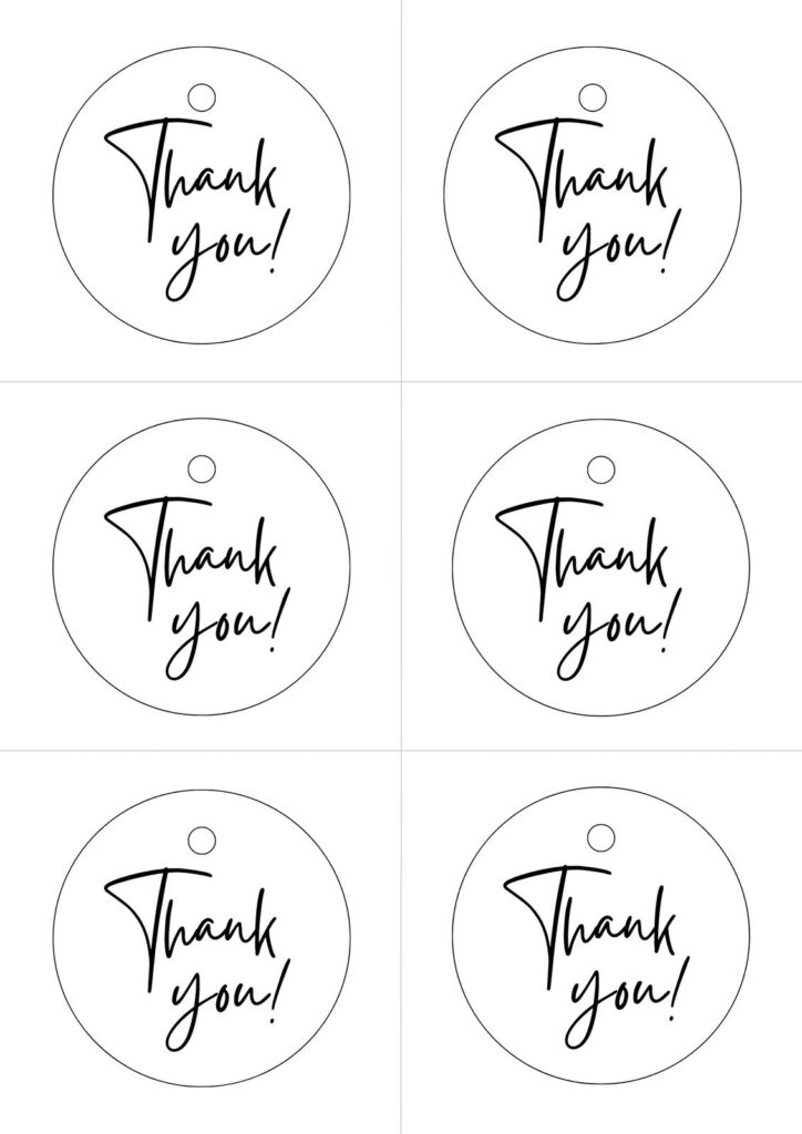 Free, Printable And Customizable Gift Tag Templates | Canva Inside Free Printable Thank You Tags Template Free, Printable And Customizable Gift Tag Templates | Canva Inside Free Printable Thank You Tags Template