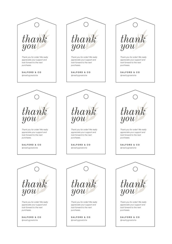 Free, Printable And Customizable Gift Tag Templates | Canva Regarding Free Printable Customizable Gift Tags