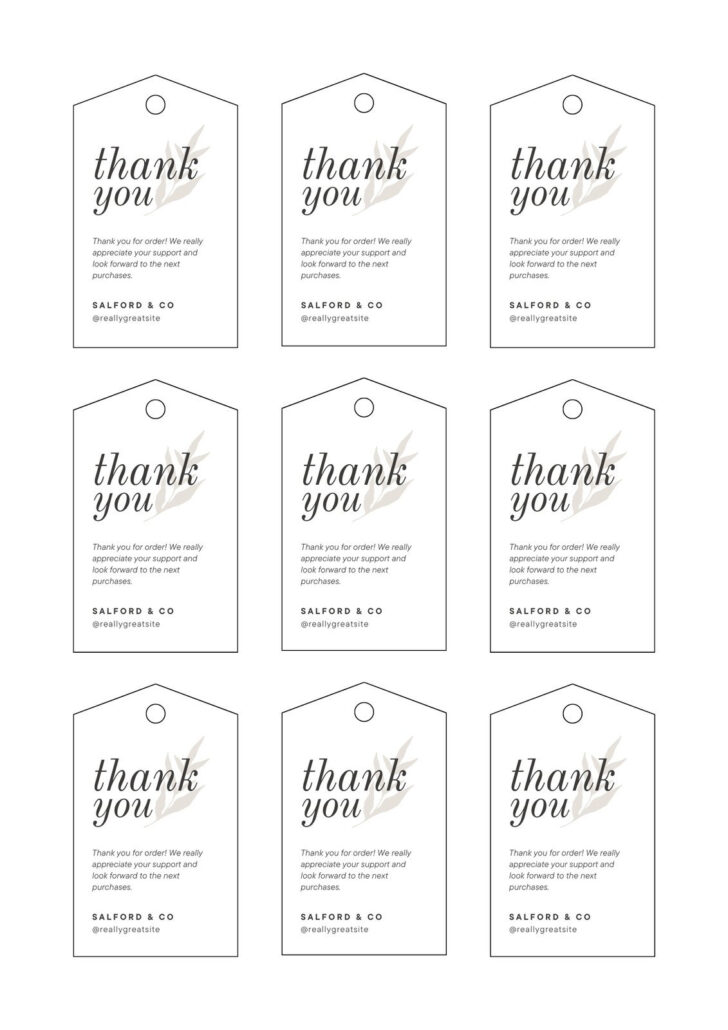 Free Printable Customizable Gift Tags