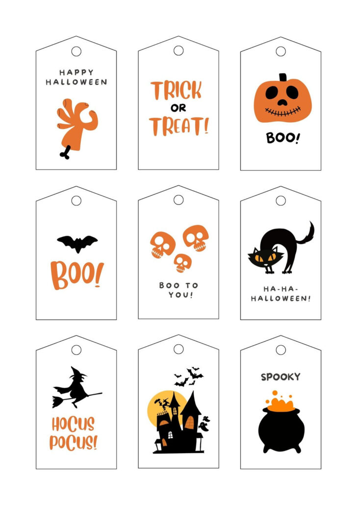 Free Printable Halloween Labels