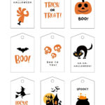 Free Printable And Customizable Halloween Tag Templates | Canva Inside Free Printable Pumpkin Gift Tags