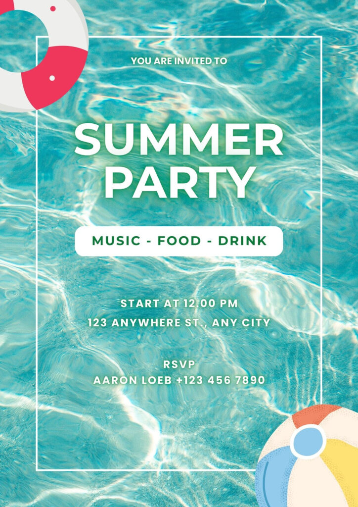 Free Printable And Customizable Party Flyer Templates | Canva Within Free Printable Flyers For Parties