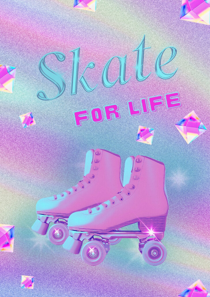 Free Printable Roller Skate Template