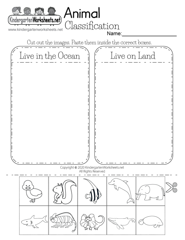 Free Printable Animal Classification Worksheet Within Free Printable Worksheets For Kids Science Free Printable Animal Classification Worksheet Within Free Printable Worksheets For Kids Science