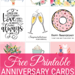 Free Printable Anniversary Cards Throughout Free Printable Anniversary Cards
