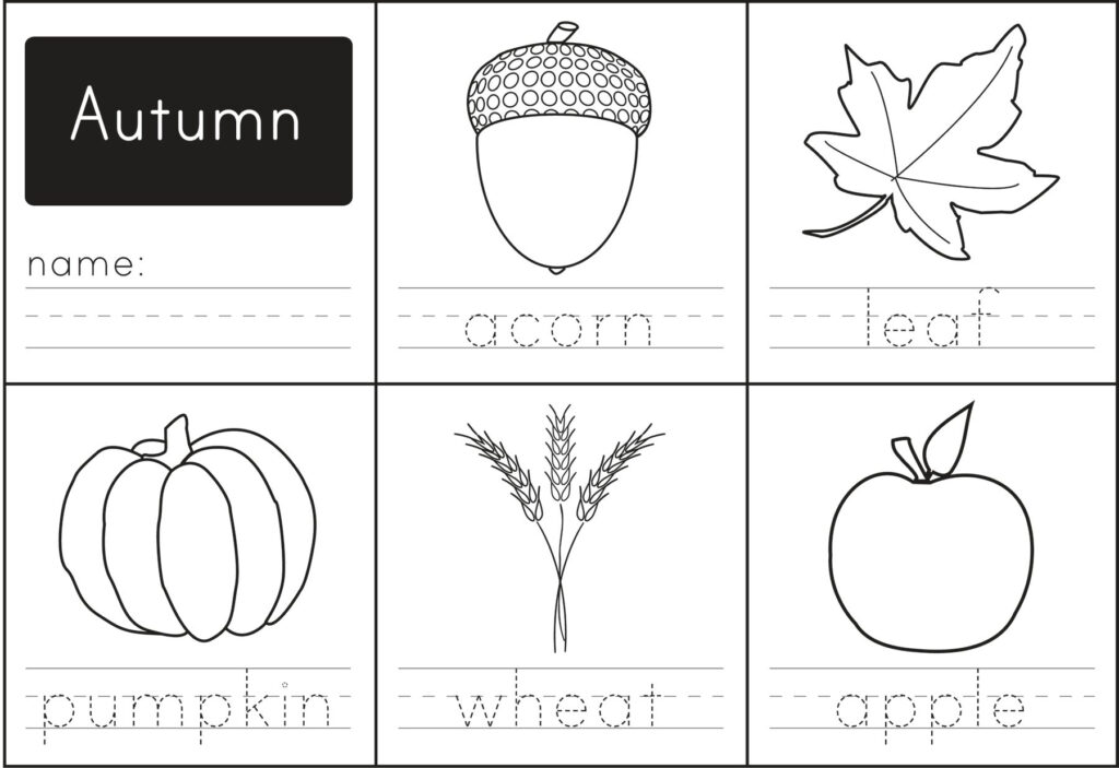 Free Printable: Autumn Words Paging Supermom For Free Printable Autumn Worksheets Free Printable: Autumn Words Paging Supermom For Free Printable Autumn Worksheets
