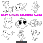 Free Printable Baby Animal Coloring Pages For Kids Throughout Free Printable Pictures Of Baby Animals