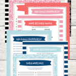 Free Printable Baby Shower Games   5 Games (In 3 Colors!) | Lil&<h2>039; Luna With Regard To Baby Name Race Free Printable
