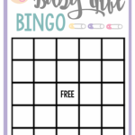 Free Printable Baby Shower Games For Large Groups In Baby Bingo Free Printable Template