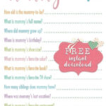 Free Printable Baby Shower Games Who Knows Mommy The Best Intended For Free Printable Baby Shower Games Who Knows Mommy The Best