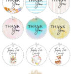 Free Printable Baby Shower Thank You Tags (For Favors & Goodie Throughout Free Printable Baby Shower Favor Tags Template