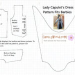 Free Printable Barbie Doll Clothes Patterns   Free Doll Clothes Inside Free Printable Barbie Doll Sewing Patterns Template